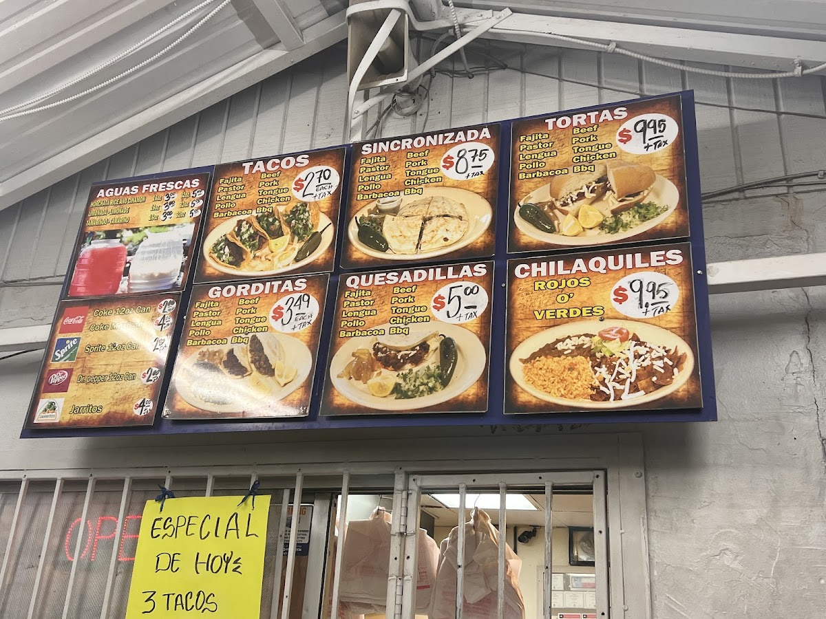 La Paisanita Menu - Image 1